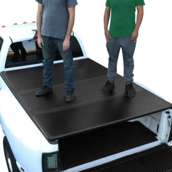 [Hard Tri 3-Fold] Pickup Truck Tonneau Cover For 89-95 Toyota Pickup/95-04 Toyota Tacoma (1st Gen) [6' Bed]