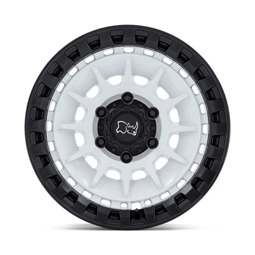 Black Rhino Wheels – BARRAGE 17X8.5 5X5 71 -10 G-WHT M-BLK