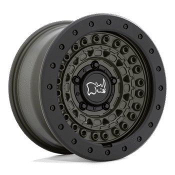 Black Rhino Barricade Wheel 17x8.5 6x5.5 +0mm Green w/ Black Ring