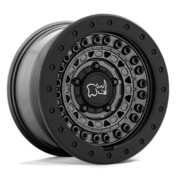 Black Rhino Barricade Wheel 20x9 6x5.5 -18mm Black w/ Black Ring
