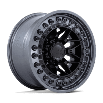 Black Rhino Alpha Wheel 18x9 8x170 +20mm Matte Black w/ Gunmetal Lip
