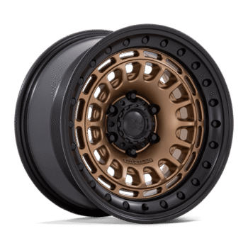 Black Rhino Sahara Wheel 17x9 6x4.5 -12mm Matte Bronze w/ Matte Black Lip