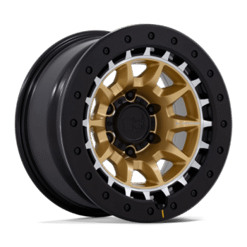 Black Rhino Tusk Wheel 17x8.5 5x5.5 +0mm Matte Gold