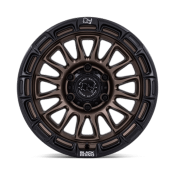 Black Rhino Rival Wheel 17x8.5 5x5 +25mm Burnt Bronze w/ Matte Black Lip