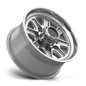 Black Rhino Echo Wheel 18x9 8x180 +12mm Gloss Silver Machined Lip