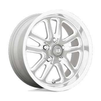 Rotiform Bullet Wheel 17x8 5x4.75 +1mm Textured Anthracite & Milled w/ Diamond Cut Lip