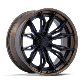 Fuel Off-Road Mutiny Wheel 20x10 6x5.5 -18mm Matte Black w/ Gloss Bronze Lip