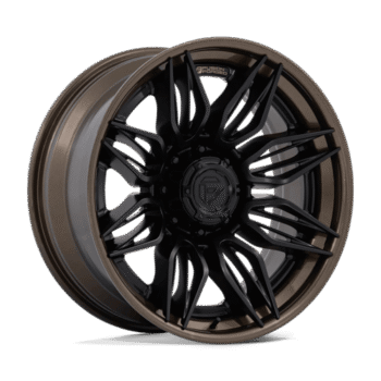 Fuel Off-Road Mutiny Wheel 20x10 8x170 -18mm Matte Black w/ Gloss Bronze Lip