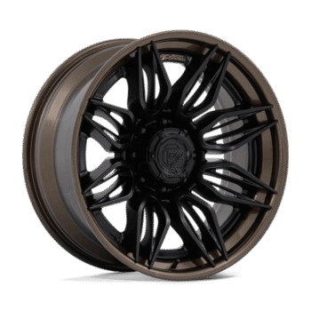 Fuel Off-Road Mutiny Wheel 20x9 8x170 +1mm Matte Black w/ Gloss Bronze Lip
