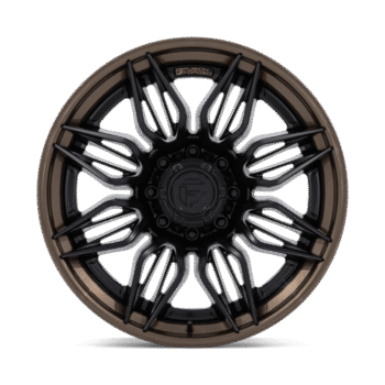 Fuel Off-Road Mutiny Wheel 22x10 8x170 +0mm Matte Black w/ Gloss Bronze Lip