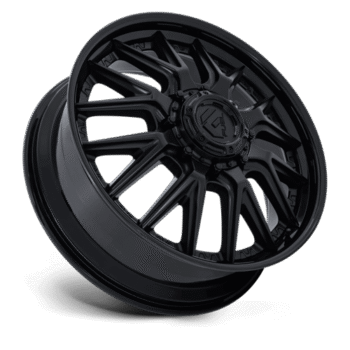 Fuel Off-Road Catalyst DRW Wheel 22x8.25 8x200 +105mm Matte Black w/ Gloss Black Lip