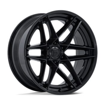 Fuel Off-Road Flight Wheel 22x9.5 6x135 +20mm Matte Black w/ Gloss Black Lip