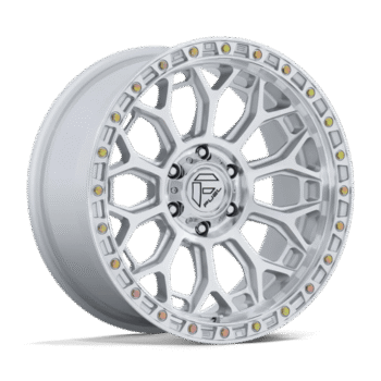 Fuel Off-Road Talon Wheel 20x9 5x5 +1mm Gloss Silver w/ Machined Face