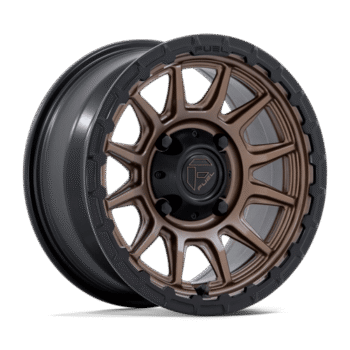Fuel Off-Road Piston UTV Wheel 15x7 4x137 +38mm Matte Bronze w/ Matte Black Lip (FV866ZB15704838A)