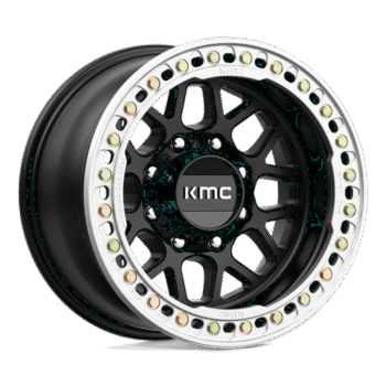 KMC Grenade Crawl BL Wheel 17x9 8x6.5 -38mm Black