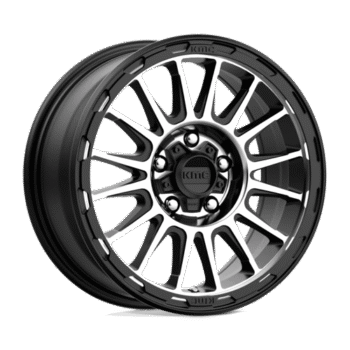 KMC KM542 Wheel 16x7 5x4.5 +30mm Black Machined