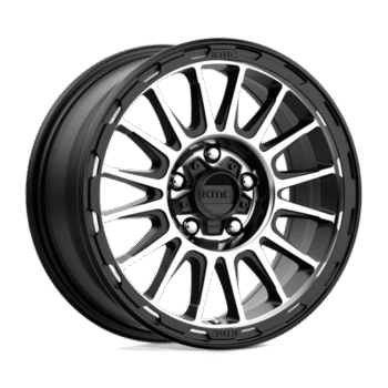 KMC KM542 Wheel 17x8 5x4.25 +38mm Black Machined
