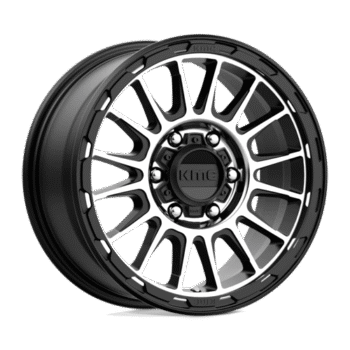KMC KM542 Wheel 16x8 6x5.5 +0mm Black Machined