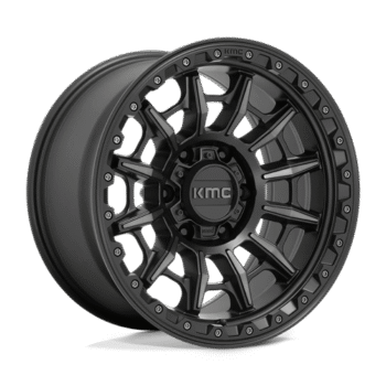 KMC KM547 Wheel 17x9 6x5.5 +0mm Satin Black w/ Grey Tint