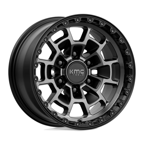 KMC Wheels - KM718 16X8 6X5.5 S-BLK GTCC 00MM