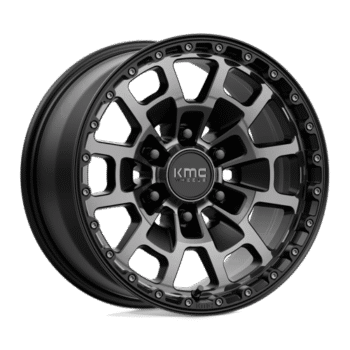 KMC KM718 Wheel 17x8.5 6x5.5 +18mm Black Grey Tint