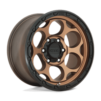 KMC KM541 Wheel 17x9 6x5.5 -12mm Matte Bronze w/ Black Lip