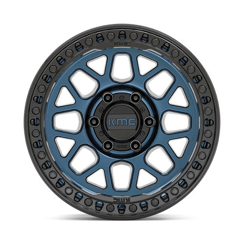 KMC Wheels – GRS 18X8.5 8X6.5 125 +0 MN-BLUE GBLK-LP