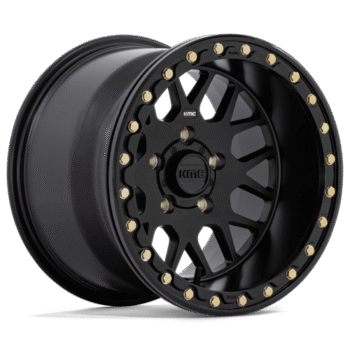KMC Grenade UTV BL Wheel 14x7 4x156 +38mm Satin Black Black