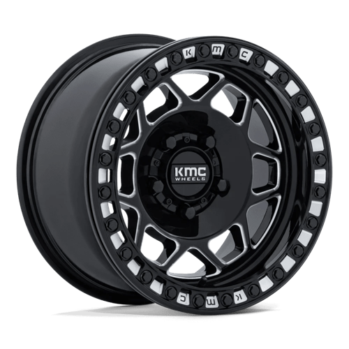KMC Wheels - TORX UTV BL 15X7 5X4.5 72 +38 G-BLK-MILL