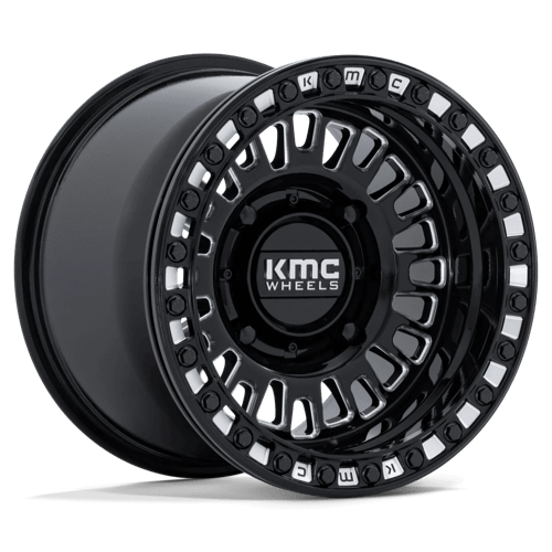 KMC Wheels - AZTEC UTV BL 15X10 4X137 96 +0 GBLK-MILL