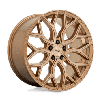 Niche Mazzanti Wheel 19x8.5 5x112 +42mm Platinum Bronze & Brushed Bronze Tint