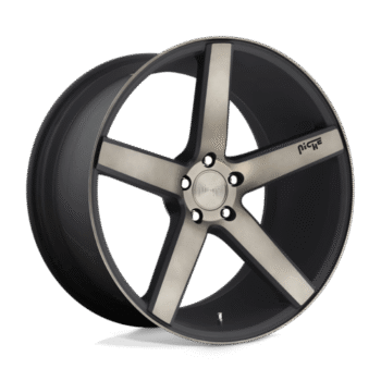 Niche Milan EXP Wheel 22x10 5x130 +50mm Black w/ Double Dark Tint