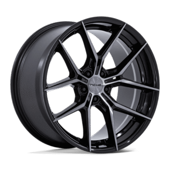 Niche Prodigy 5 Wheel 20x11 5x115 +20mm Gloss Black Double Dark Tint