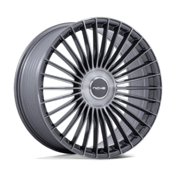 Niche Serene Wheel 24x10 5x112 +35mm Gloss Titanium Brushed