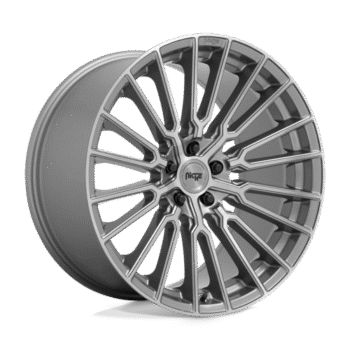 Niche Premio Wheel 22x10 5x120 +30mm Anthracite w/ Brushed Tint Clear