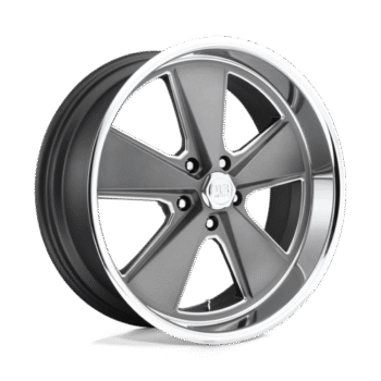 Rotiform Roadster Wheel 20x10.5 5x5 +1mm Anthracite w/ Polished Lip