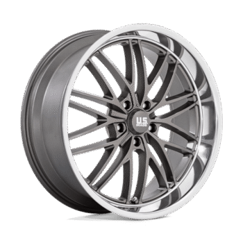 U.S. Mags Santa Cruz Wheel 22x9 5x5 +15mm Anthracite w/ Diamond Cut Lip
