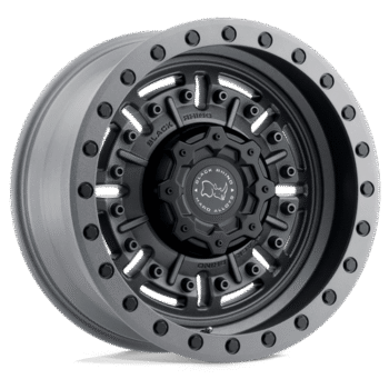 Black Rhino Abrams Wheel 18x9.5 6x139 +12mm Textured Gunmetal Matte Black