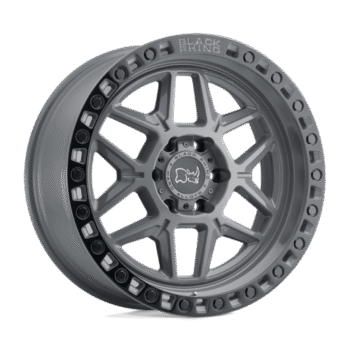 Black Rhino Kelso Wheel 18x9 6x139 +12mm Grey Gloss Black Lip