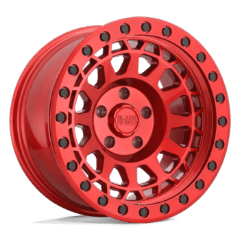 Black Rhino Primm Wheel 17x9 5x127 -18mm Candy Red w/ Black