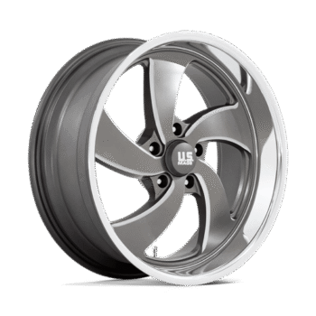 U.S. Mags Desperado Wheel 20x8 5x5 +1mm Anthracite Milled Diamond Cut Milled, Left Hand (U133208073+01R)
