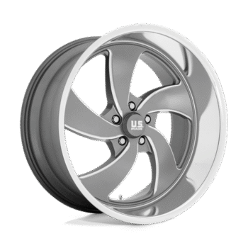 U.S. Mags Desperado Wheel 22x10.5 5x5 +1mm Anthracite Milled Diamond Cut Milled, Left Hand (U133220573+01R)