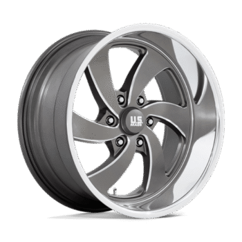 U.S. Mags Desperado Wheel 20x8 6x5.5 +1mm Anthracite Milled Diamond Cut Milled, Left Hand (U1332080D8+01R)