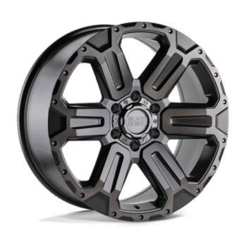 Black Rhino Wanaka Wheel 17x8.5 6x139 +12mm Matte Gunmetal Brushed Face Gunmetal