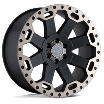 Black Rhino Warlord Wheel 17x9 6x139 -12mm Dark Lip