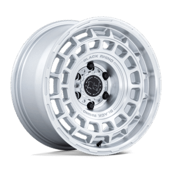Black Rhino AWOL Wheel 20x8.5 6x135 +25mm Silver w/ Machined Face