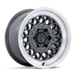 Black Rhino Graz Wheel 17x8.5 6x5.5 +0mm Gloss Gunmetal w/ Machined Lip