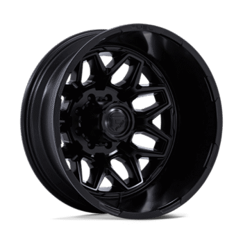 FLUX DRW 22X8.25 8X6.5 -265 BLK-OUT (DR)