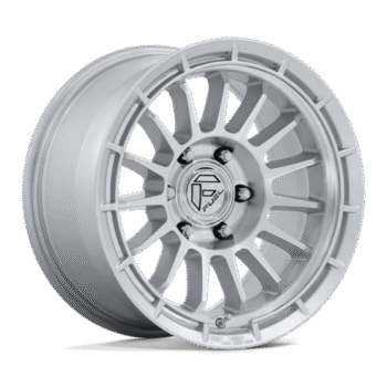 Fuel Off-Road Ascend Wheel 17x9 5x5 -12mm Gloss Silver w/ Machined Face
