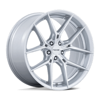 Niche Prodigy 5 Wheel 20x11 5x115 +20mm Silver w/ Machined Face
